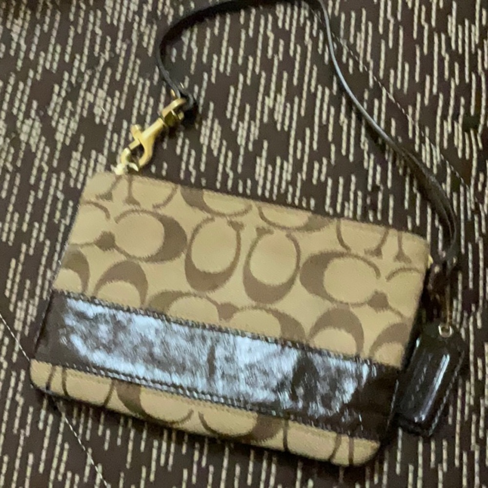 Coach Wristlet Legacy with scripted creed